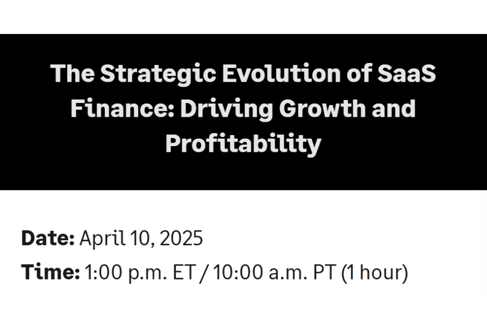 The Strategic Evolution of SaaS Finance: Driving Growth and Profitability