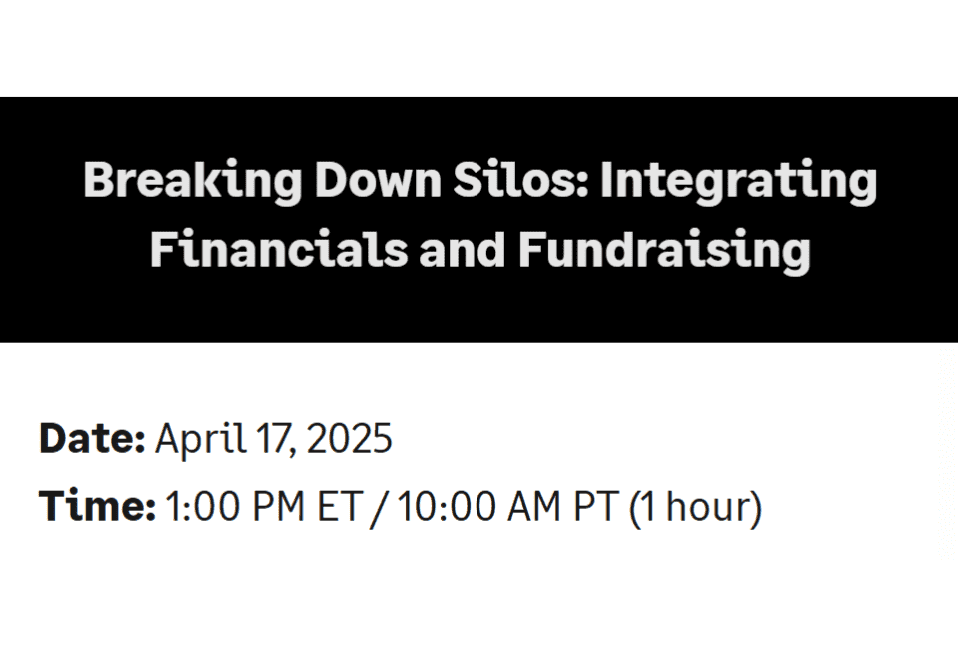 Breaking Down Silos: Integrating Financials and Fundraising