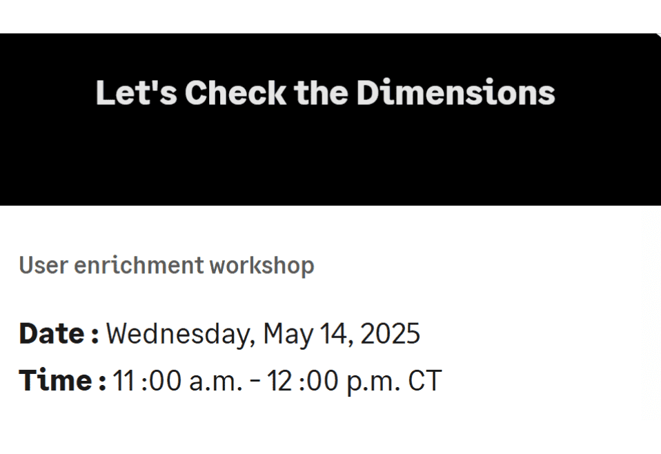 Let's Check the Dimensions