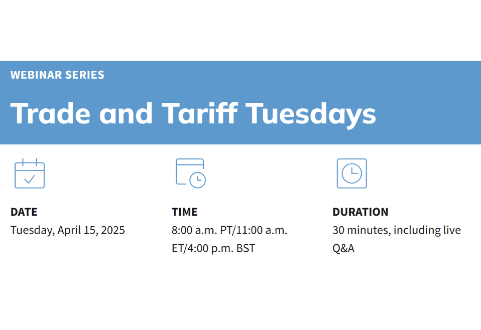 Trade and Tariff Tuesdays