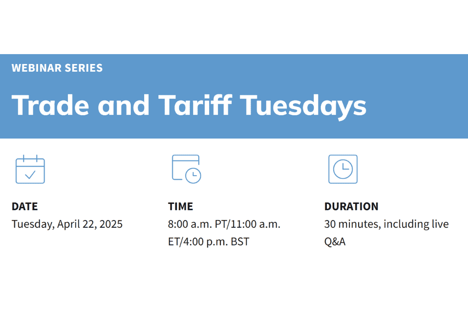 Trade and Tariff Tuesdays