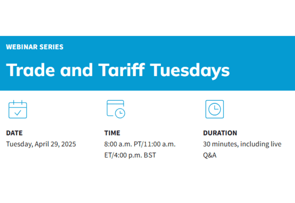 Trade and Tariff Tuesdays