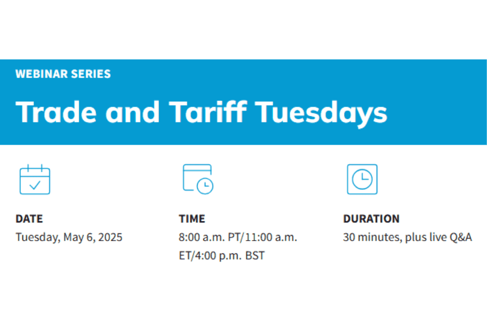 Trade and Tariff Tuesdays