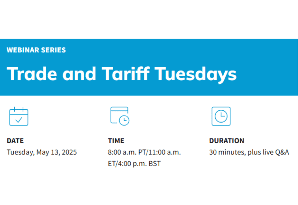 Trade and Tariff Tuesdays