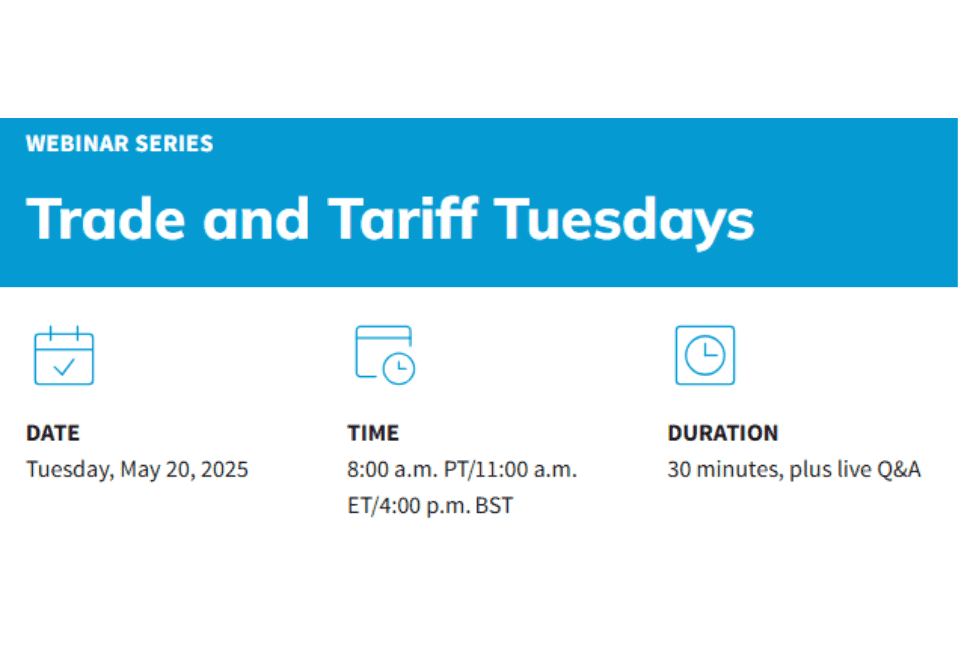 Trade and Tariff Tuesdays
