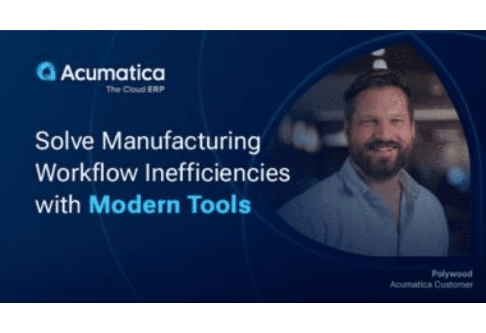 Solve Manufacturing Workflow Inefficiencies with Modern Tools