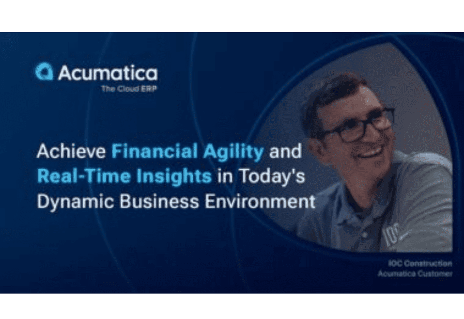 Achieve Financial Agility and Real-Time Insights in Today's Dynamic Business Environment