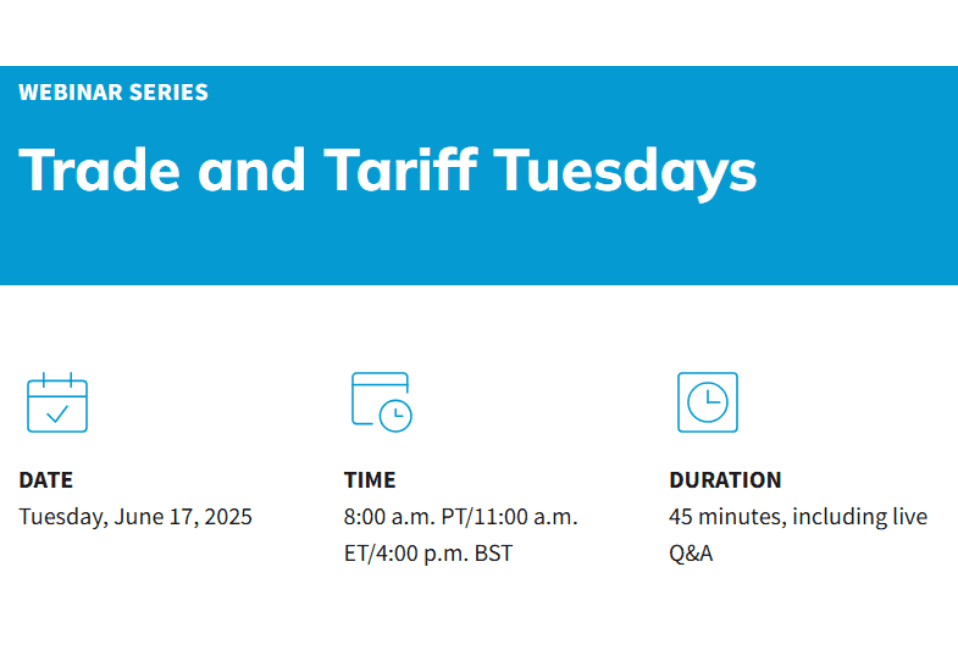 Trade and Tariff Tuesdays