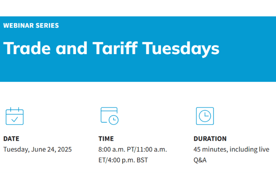 Trade and Tariff Tuesdays
