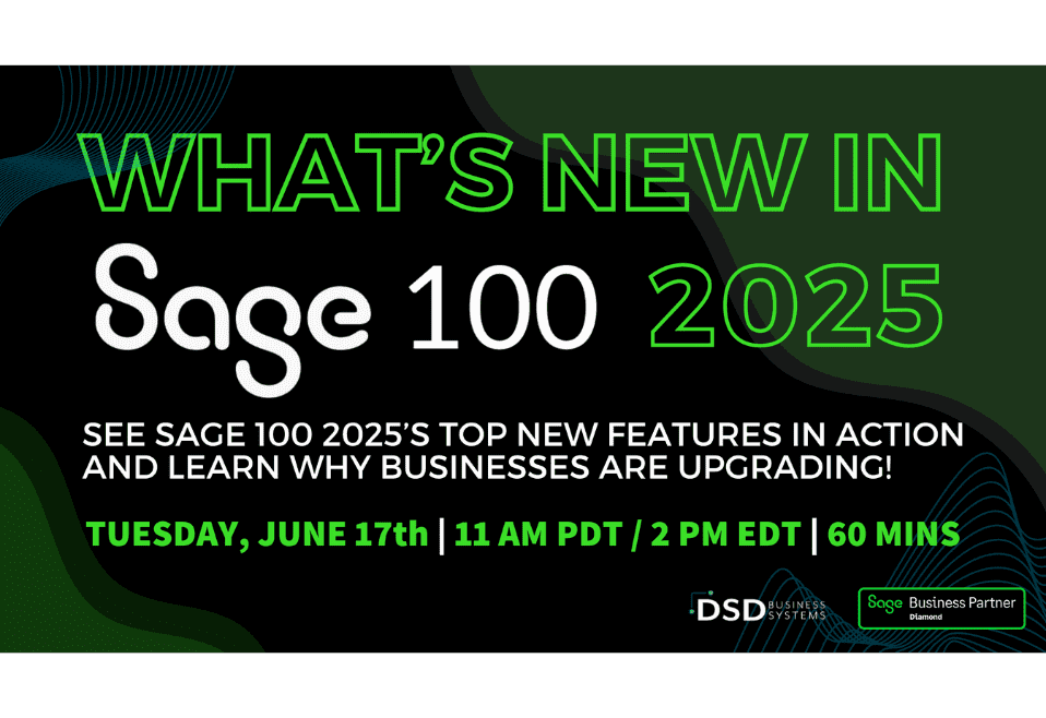 What's New in Sage 100 2025
