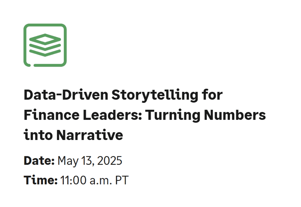 Data-Driven Storytelling for Finance Leaders: Turning Numbers