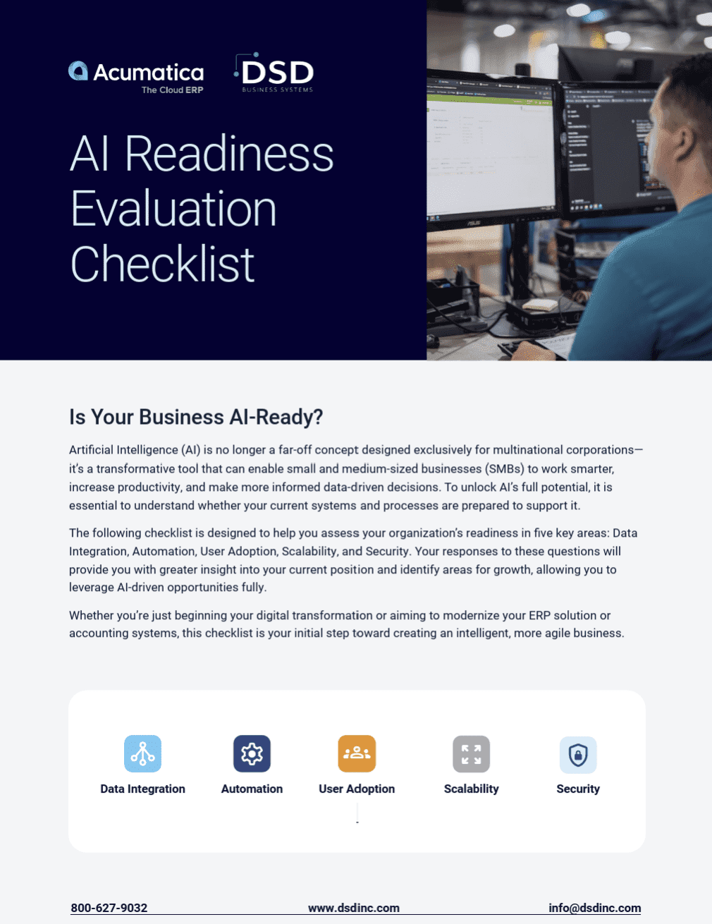 Acumatica AI Readines Evaluation Checklist