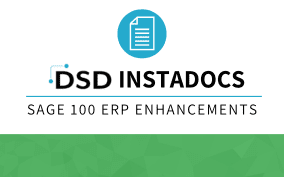 DSD InstaDocs Sage 100 ERP Enhancements