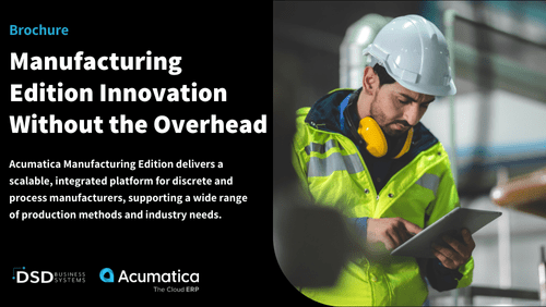 Manufacturing Edition Innovation Without the Overhead