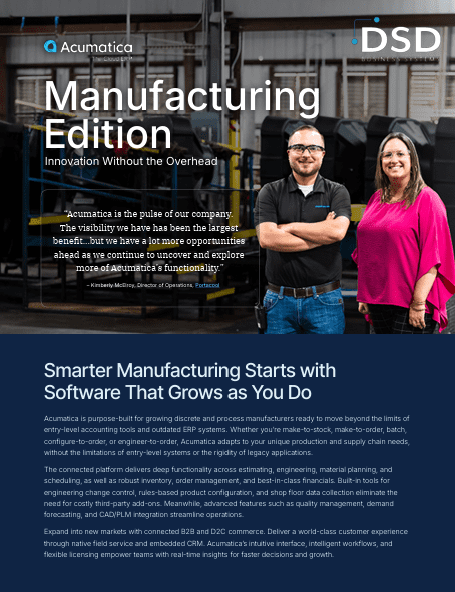 Acumatica Manufacturing Edition