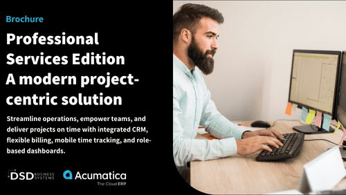 Professional Services Edition A modern project-centric solution