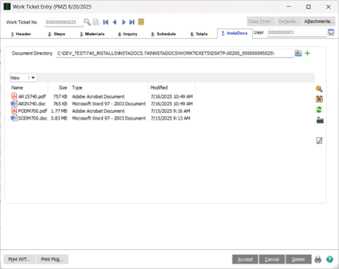 New InstaDocs module: PMDM Production Management InstaDocs
