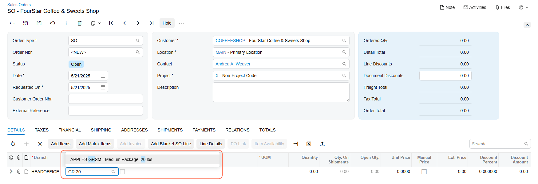 Acumatica 2025 R2: Find Inventory Faster with Full-Text Search