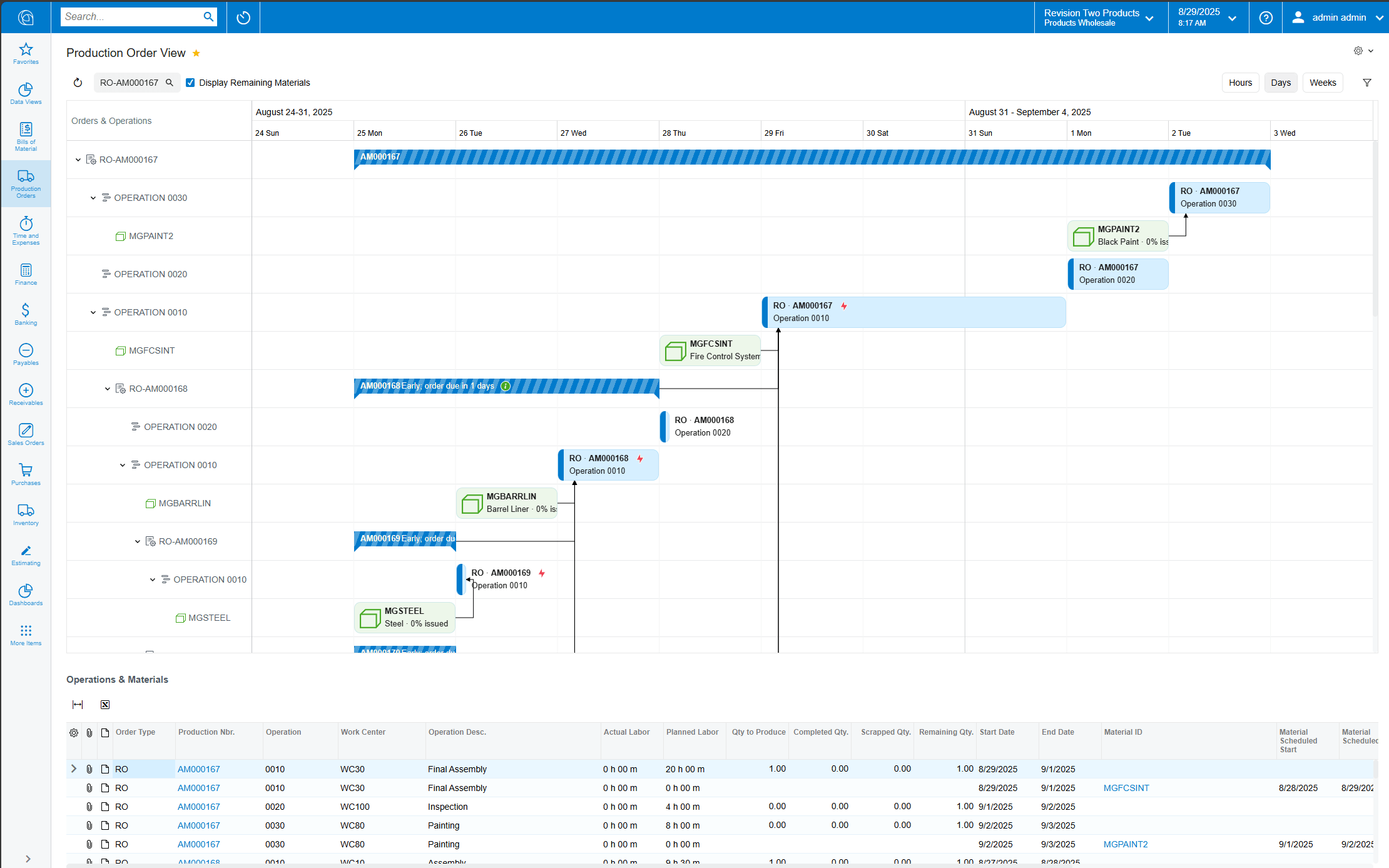 Acumatica 2025 R2: Gain Complete Visibility into Your Production Schedule