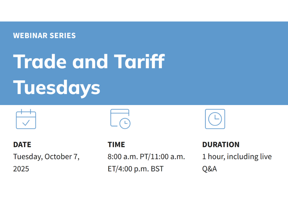 Trade and Tariff Tuesdays