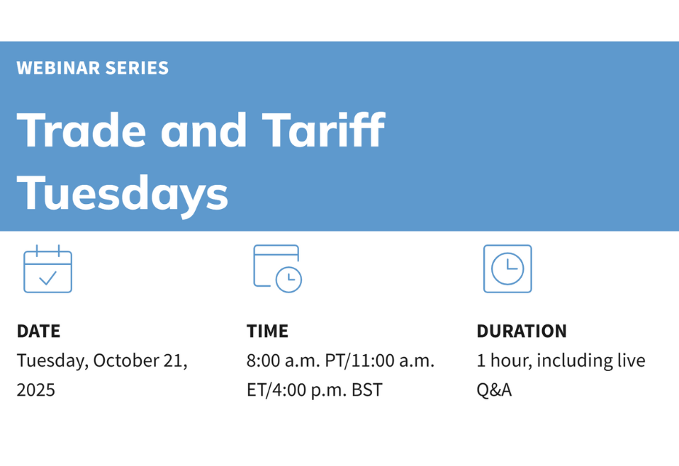 Trade and Tariff Tuesdays