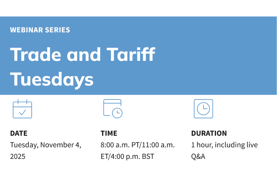 Trade and Tariff Tuesdays
