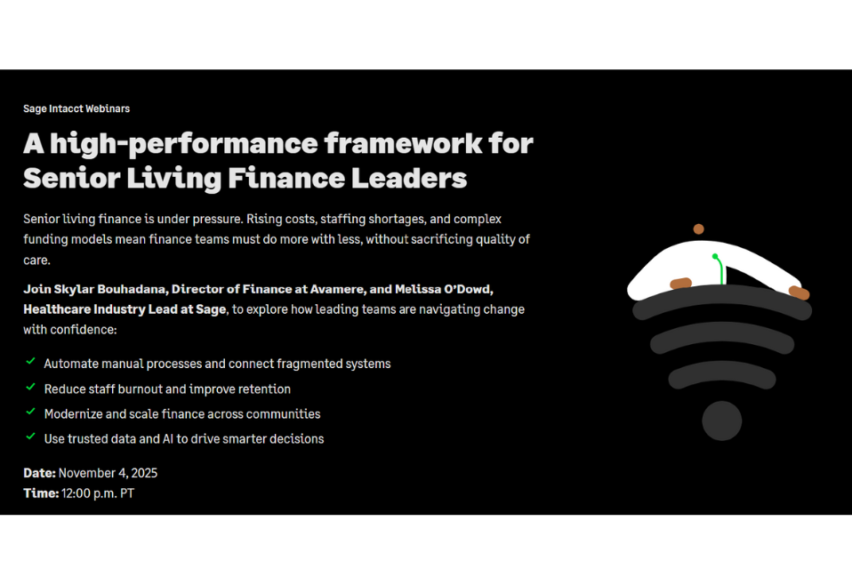 A high-performance framework for Senior Living Finance Leaders