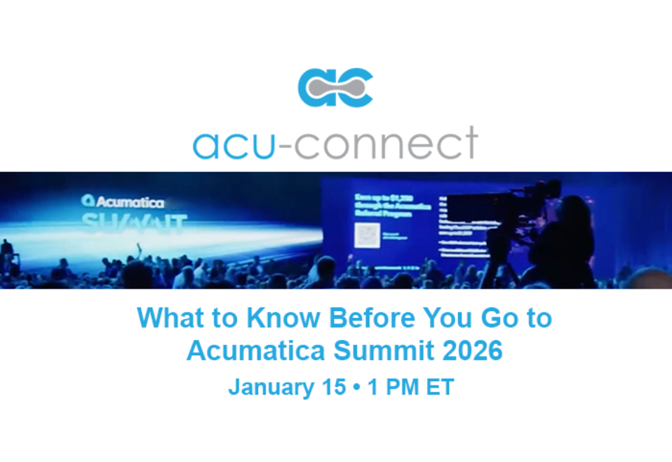 What to Know Before You Go to Acumatica Summit 2026