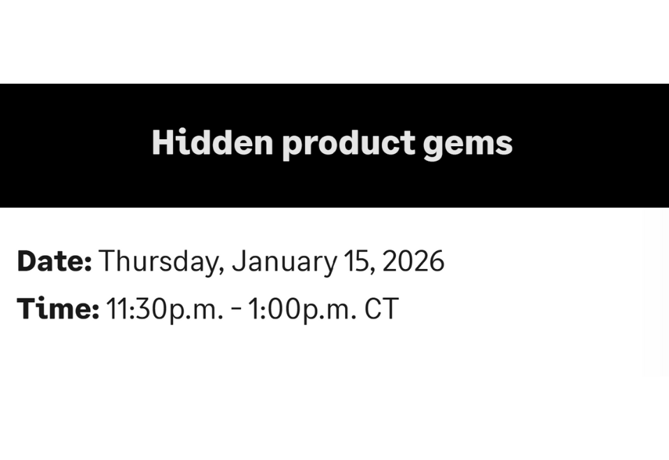 Hidden product gems