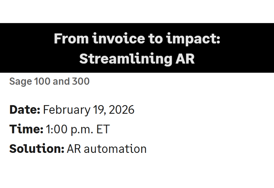 From invoice to impact: Streamlining AR