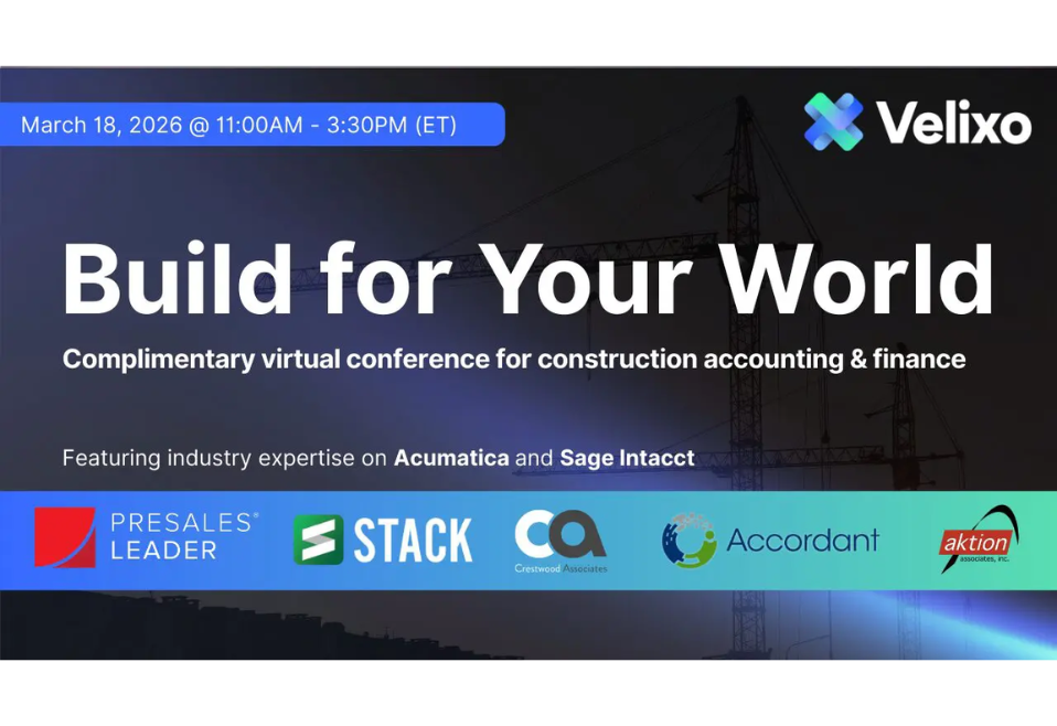 Build for Your World: A Virtual Conference for Construction Accounting & Finance