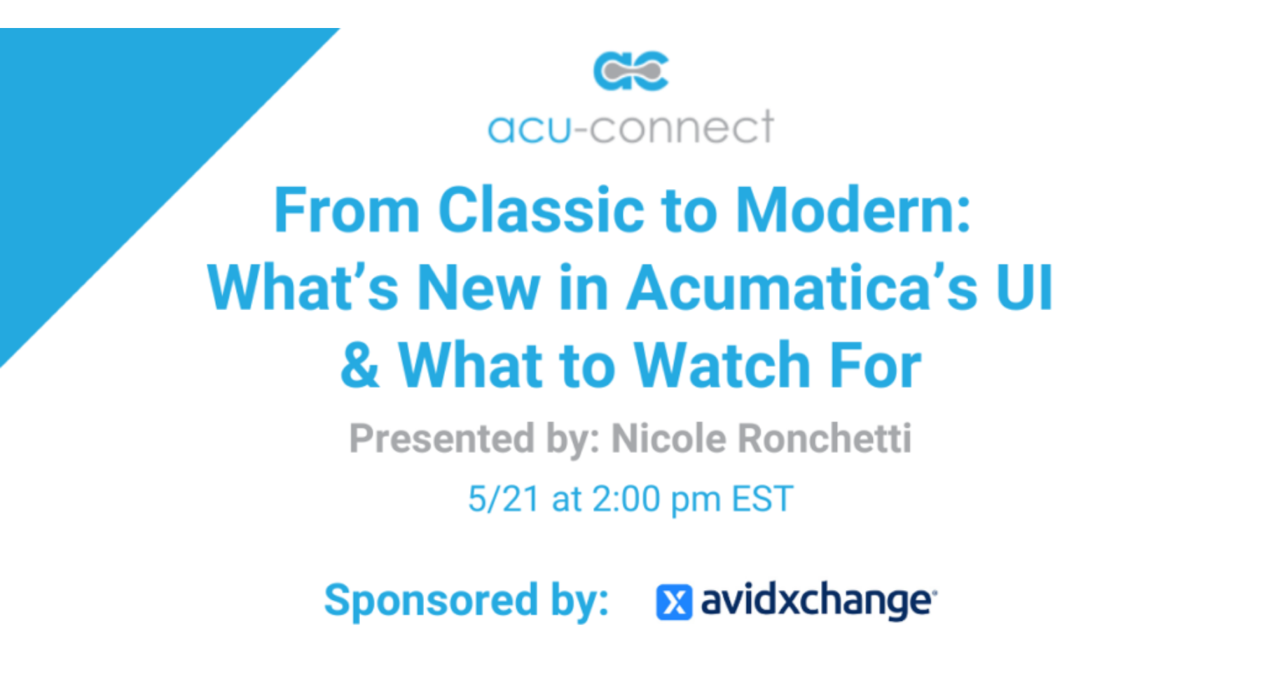 From Classic to Modern: What’s New in Acumatica’s UI & What to Watch For