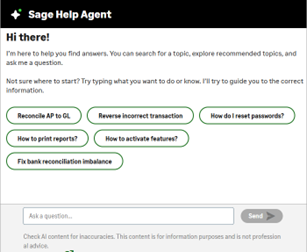 Sage Help Agent
