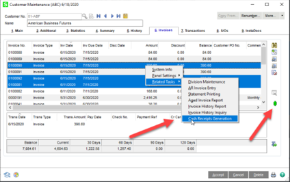 DSD Enhancements ARGR Auto Generate Cash Receipts