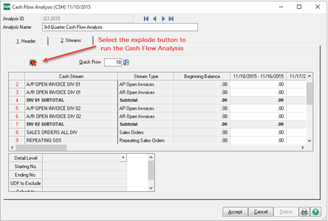 DSD Enhancements CMAF Cash Management and Forecasting
