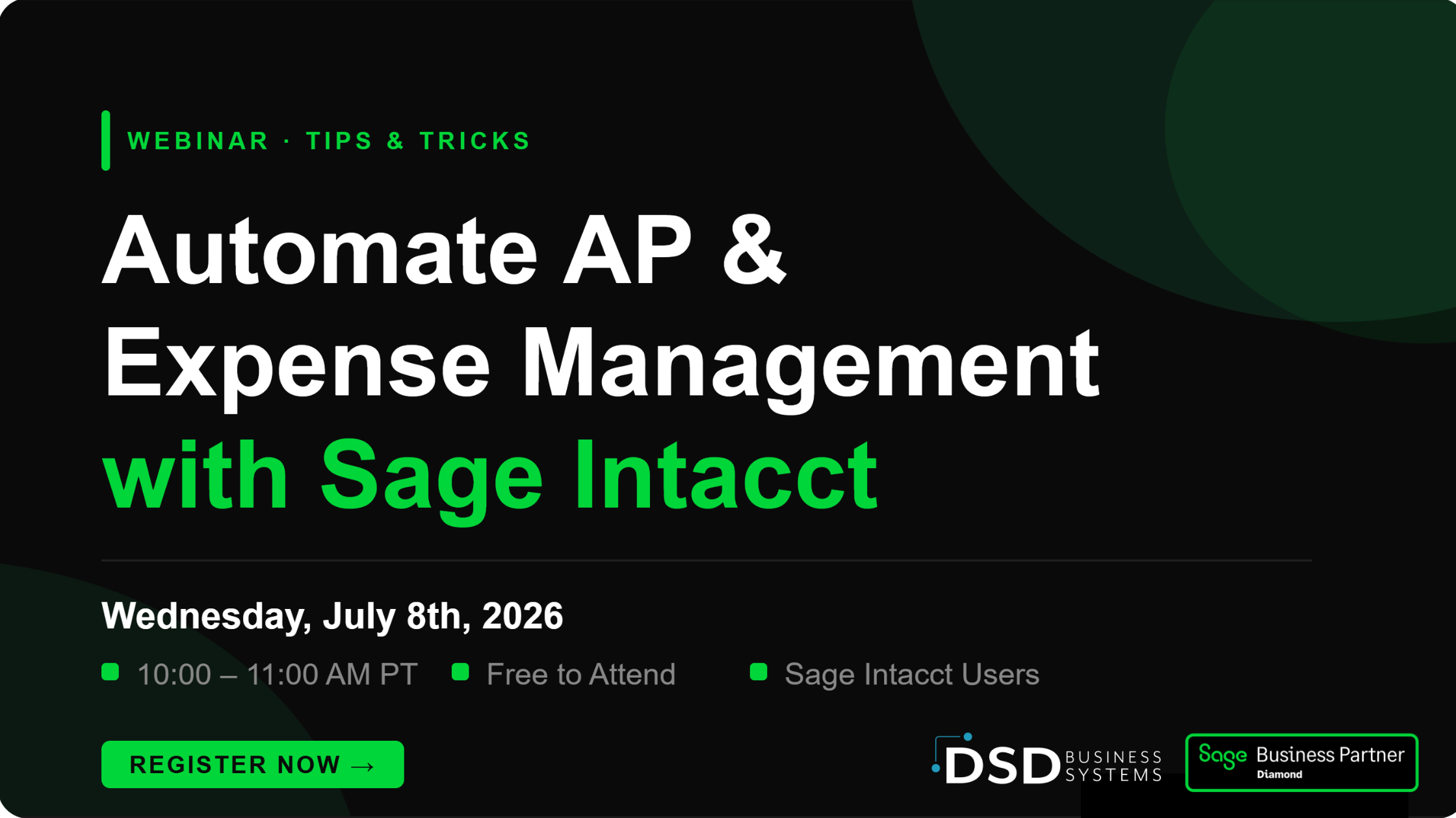 Automate AP & Close Faster with Sage Intacct