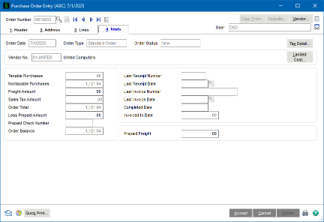 DSD Enhancements POEL Purchase Order Landed Cost Entry 1