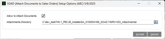 DSD Enhancements SOAD Attach Documents to Sales Orders