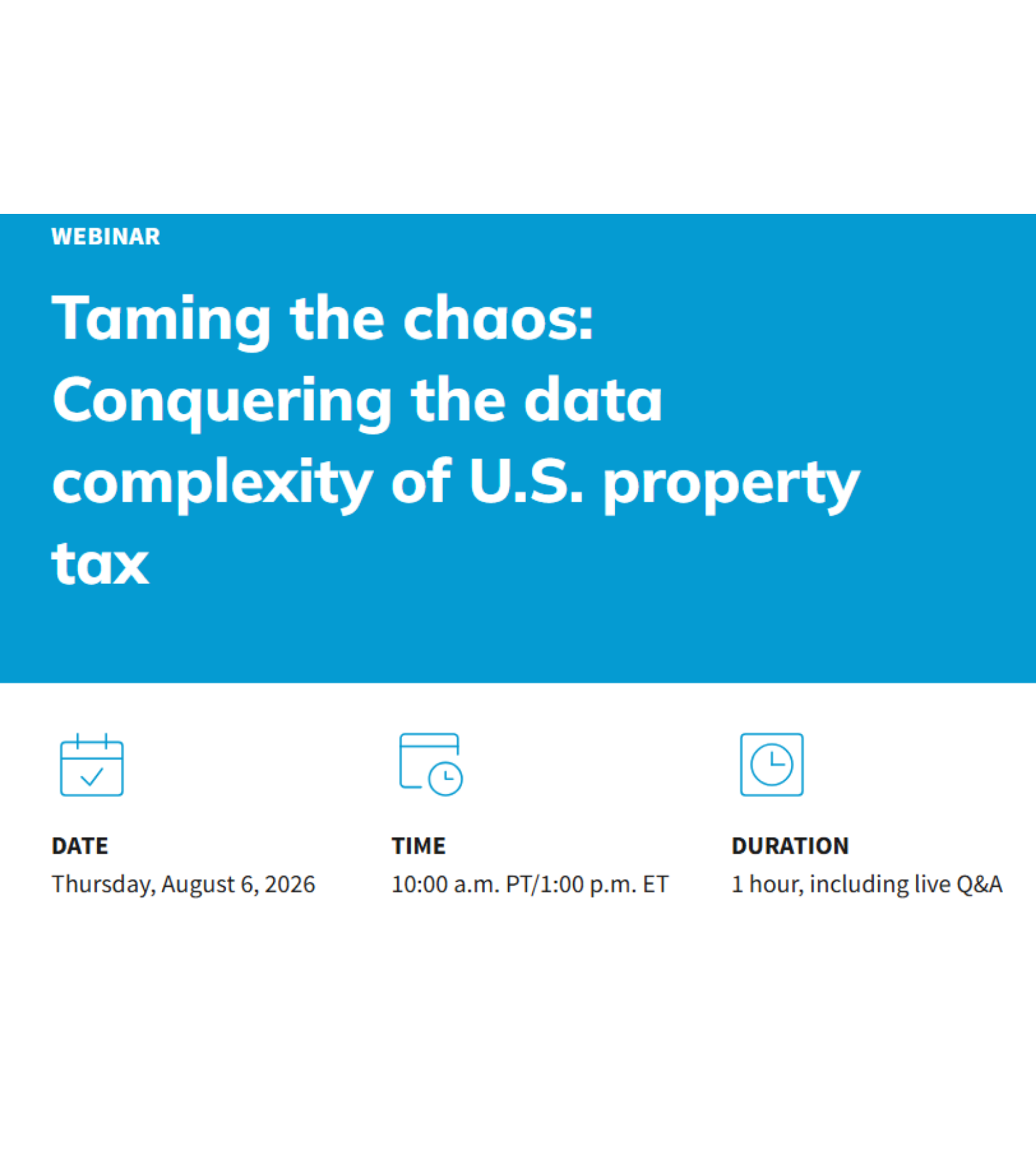 Taming the chaos Conquering the data complexity of U.S. property tax